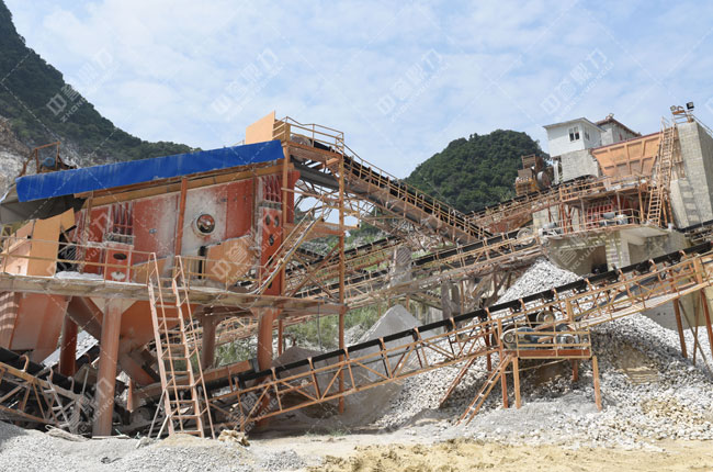廣西某砂石開(kāi)采廠